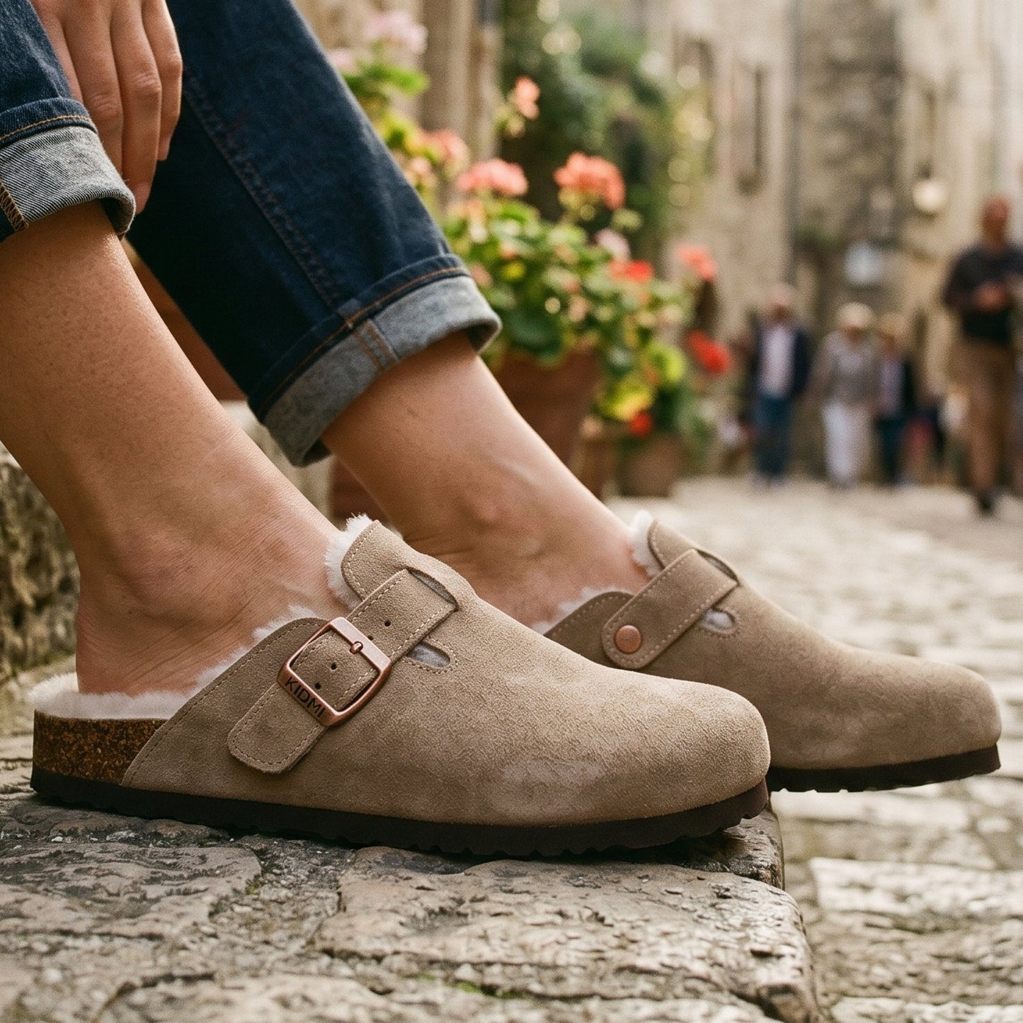 Aubrey - Classic Suede Clogs for Women with Cork Footbed DONE 05-28-2026