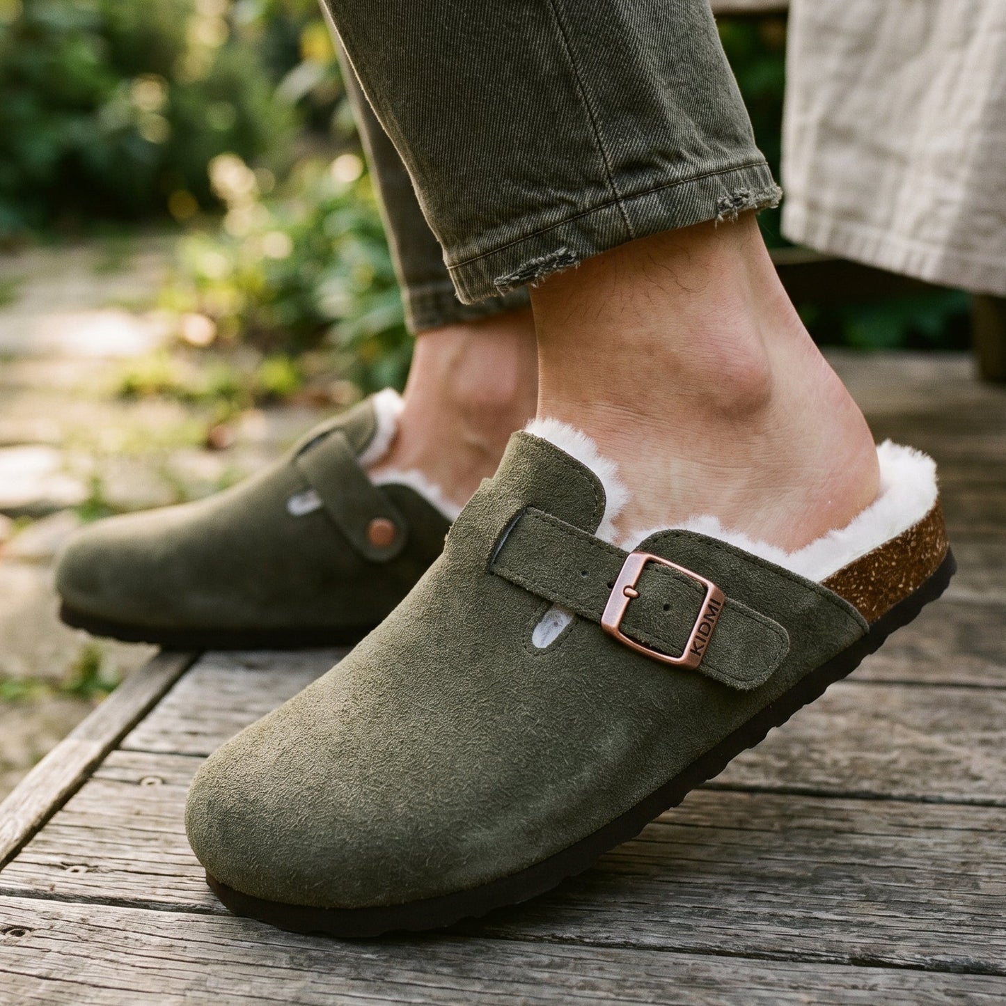 Aubrey - Classic Suede Clogs for Women with Cork Footbed DONE 05-28-2026
