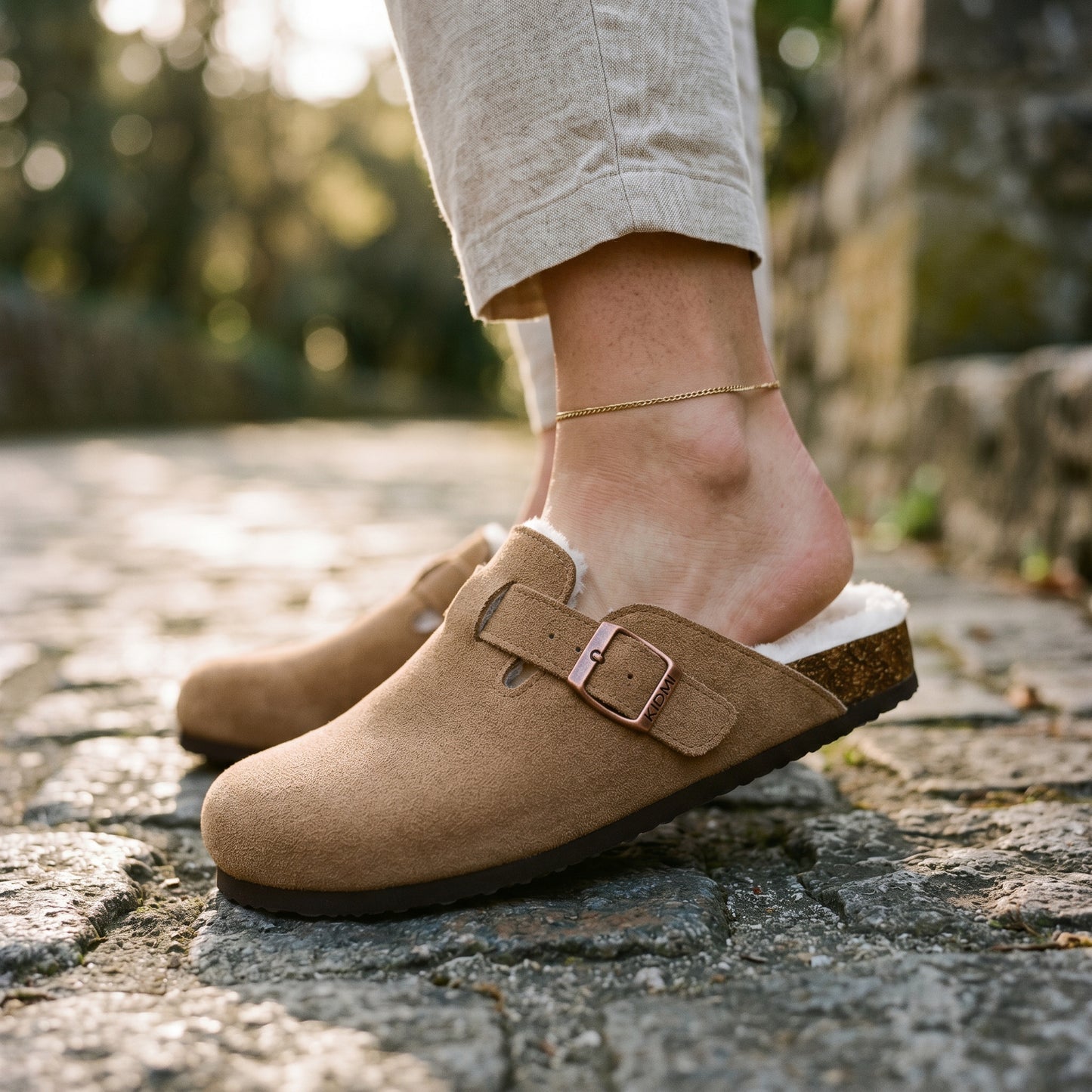 Aubrey - Classic Suede Clogs for Women with Cork Footbed DONE 05-28-2026