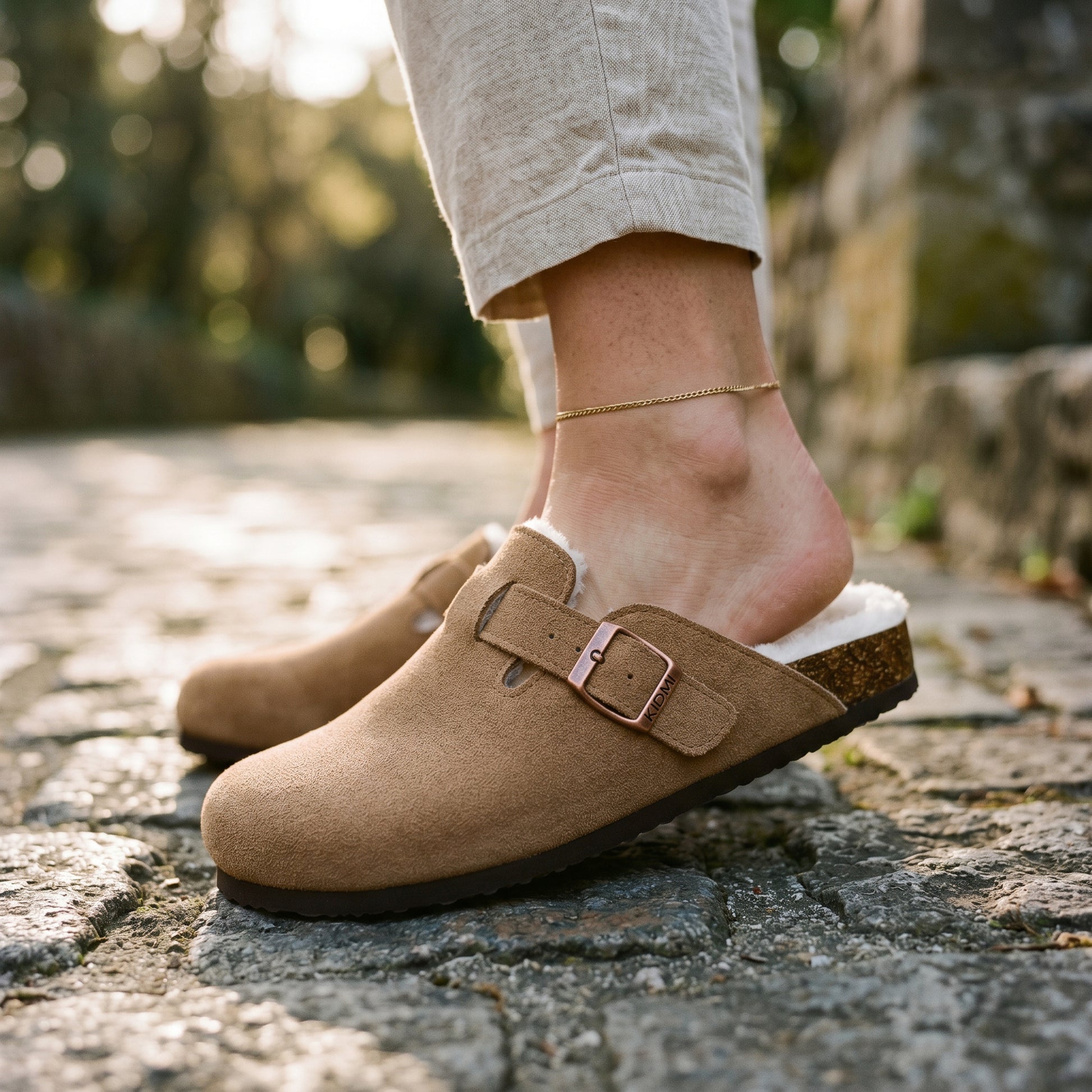 Aubrey - Classic Suede Clogs for Women with Cork Footbed DONE 05-28-2026