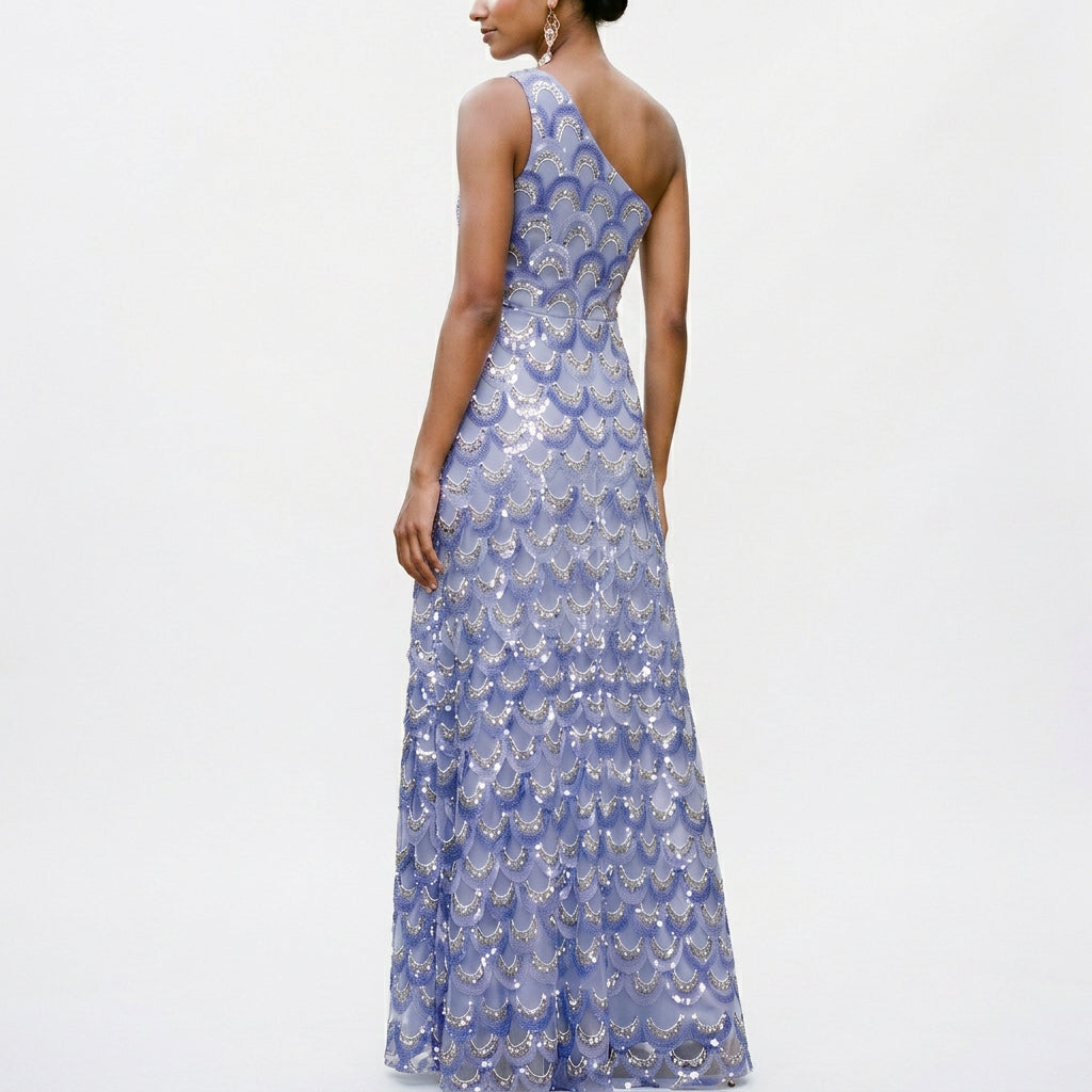 Audrey- Elegant Sparkly Floral Evening Gown DONE 06-11-2026