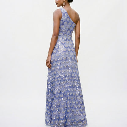 Audrey- Elegant Sparkly Floral Evening Gown DONE 06-11-2026
