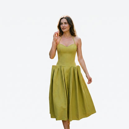 Audrey - Elegant Summer Midi Dress for Wedding Guests DONE 06-22-2026