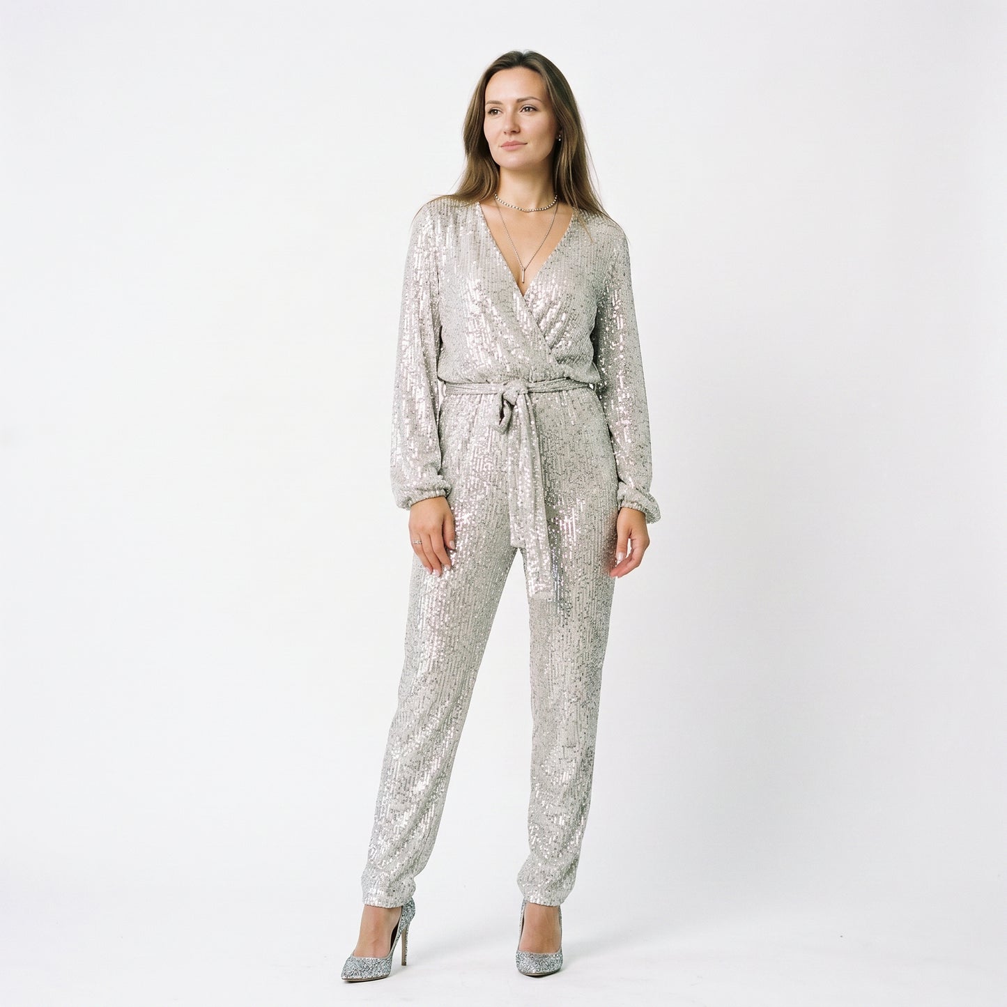 Aurora - Elegant Black Sequin Jumpsuit for Women DONE 05-15-2026