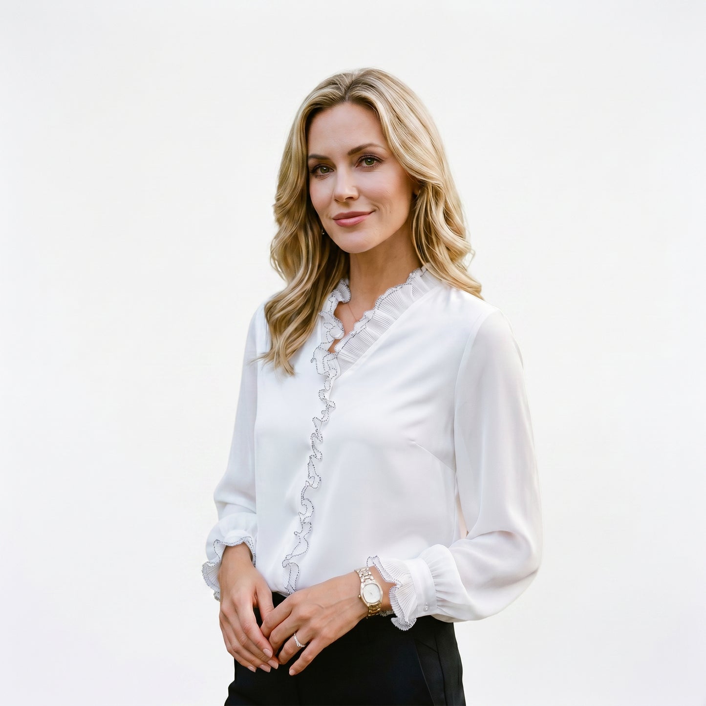 Ava | Elegant Feminine Long Sleeve Blouse for Summer DONE 05-27-2026