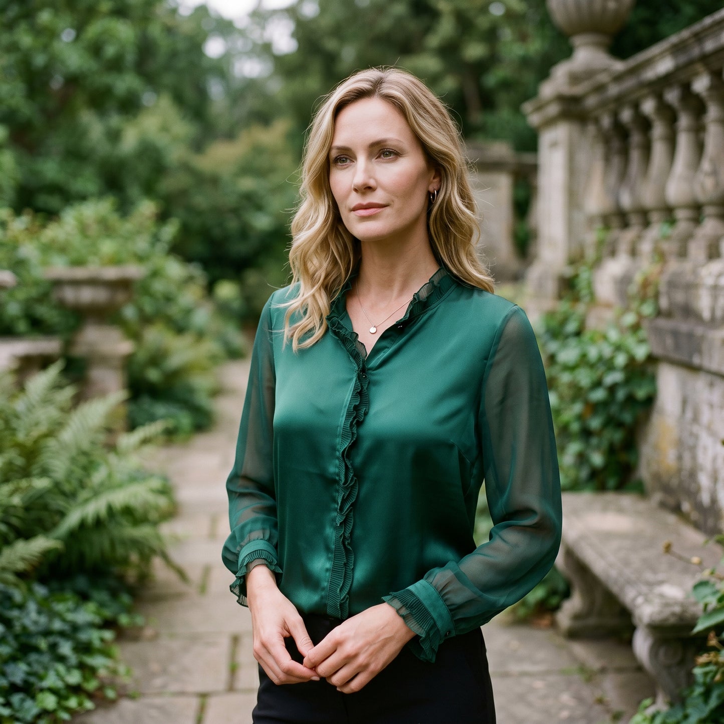 Ava | Elegant Feminine Long Sleeve Blouse for Summer DONE 05-27-2026