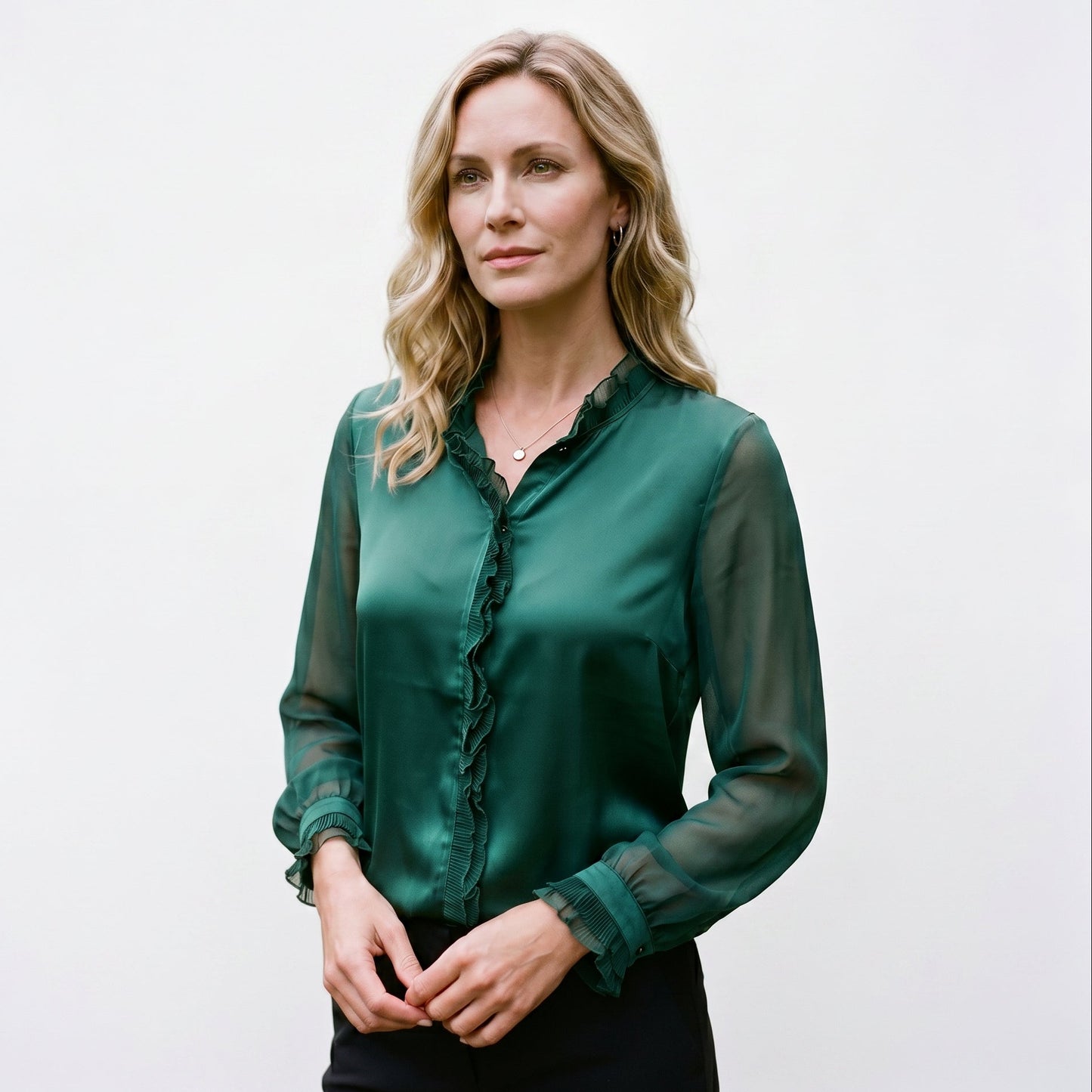 Ava | Elegant Feminine Long Sleeve Blouse for Summer DONE 05-27-2026