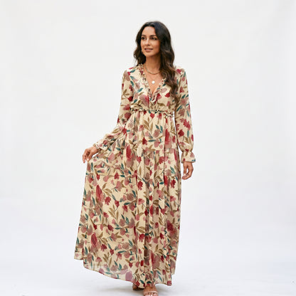 Ava | Elegant Floral Summer Maxi Dress for Weddings DONE 06-10-2026