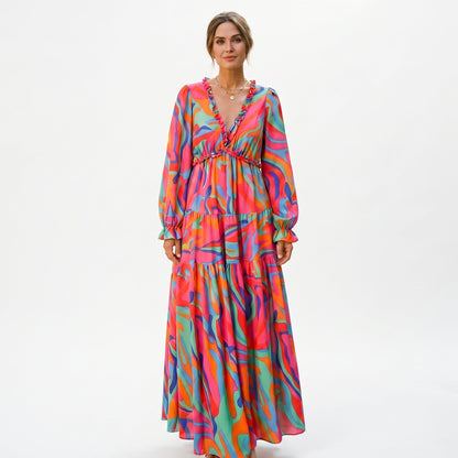 Ava | Elegant Floral Summer Maxi Dress for Weddings DONE 06-10-2026