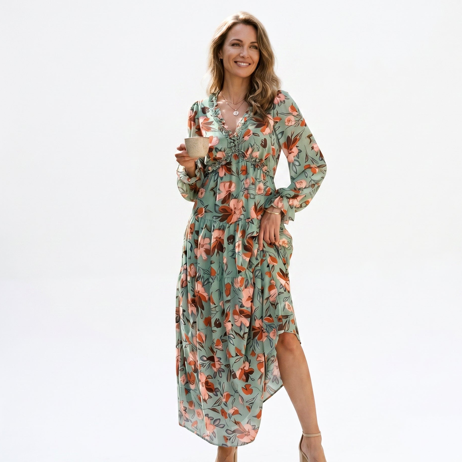 Ava | Elegant Floral Summer Maxi Dress for Weddings DONE 06-10-2026