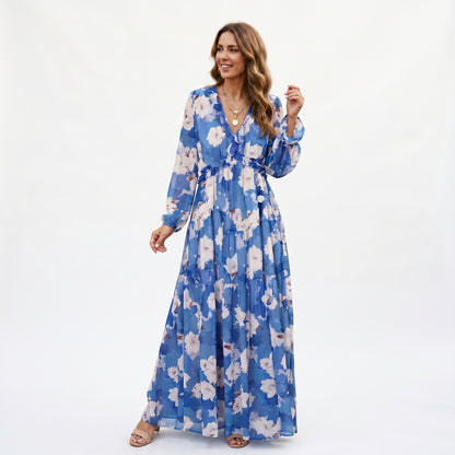 Ava | Elegant Floral Summer Maxi Dress for Weddings DONE 06-10-2026