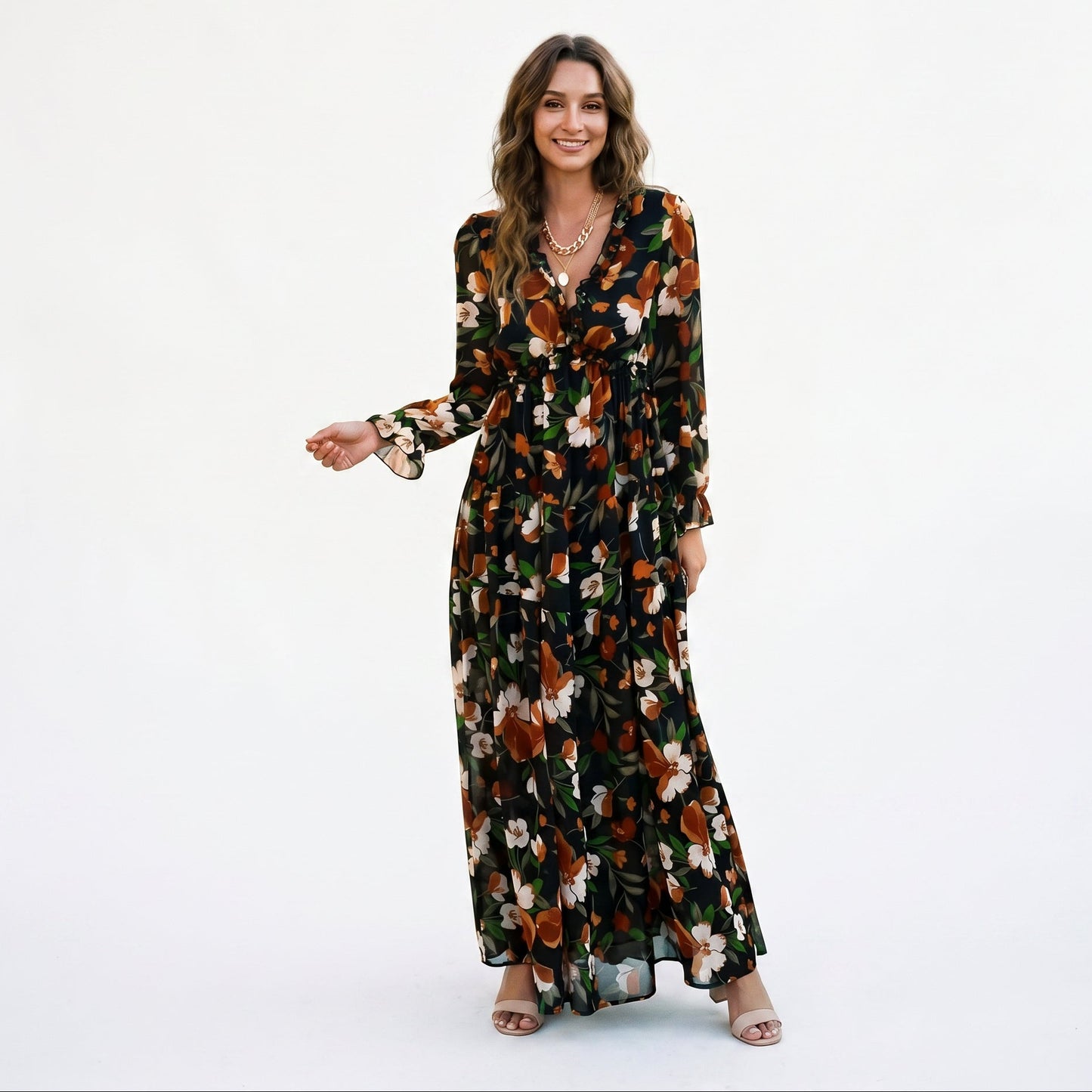 Ava | Elegant Floral Summer Maxi Dress for Weddings DONE 06-10-2026