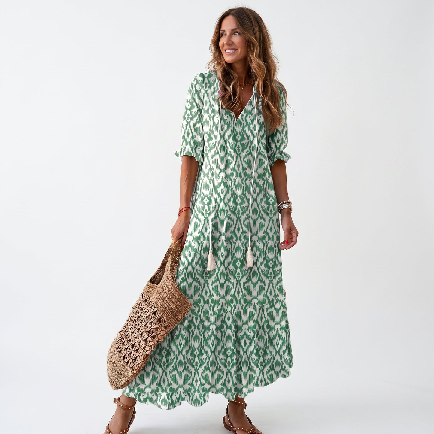Boho Vintage Womens Summer Dress DONE