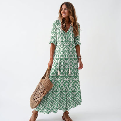 Boho Vintage Womens Summer Dress DONE