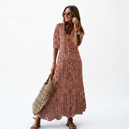 Boho Vintage Womens Summer Dress DONE
