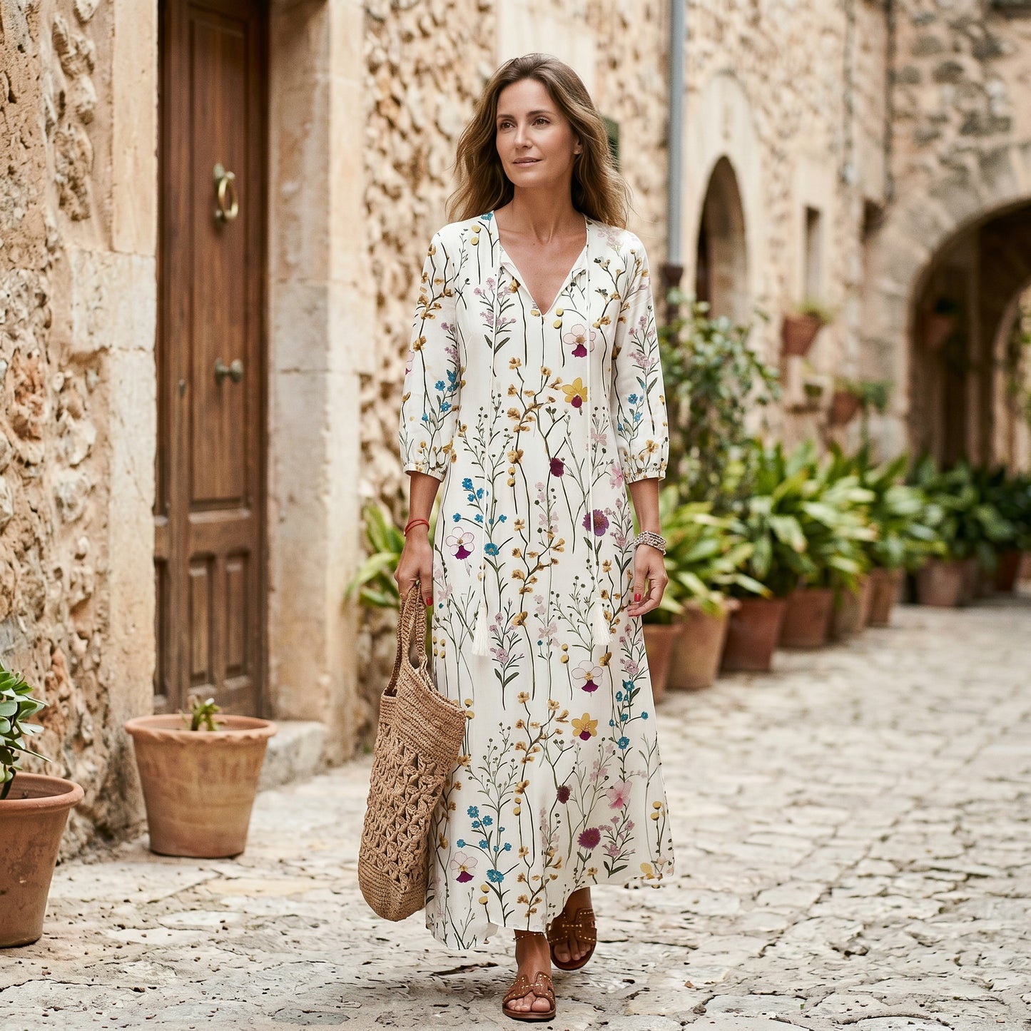 Boho Vintage Womens Summer Dress DONE