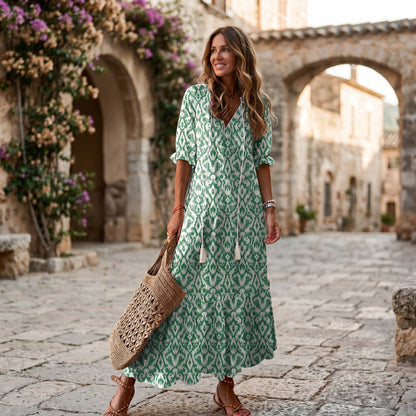 Boho Vintage Womens Summer Dress DONE
