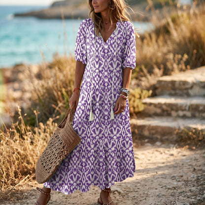 Boho Vintage Womens Summer Dress DONE