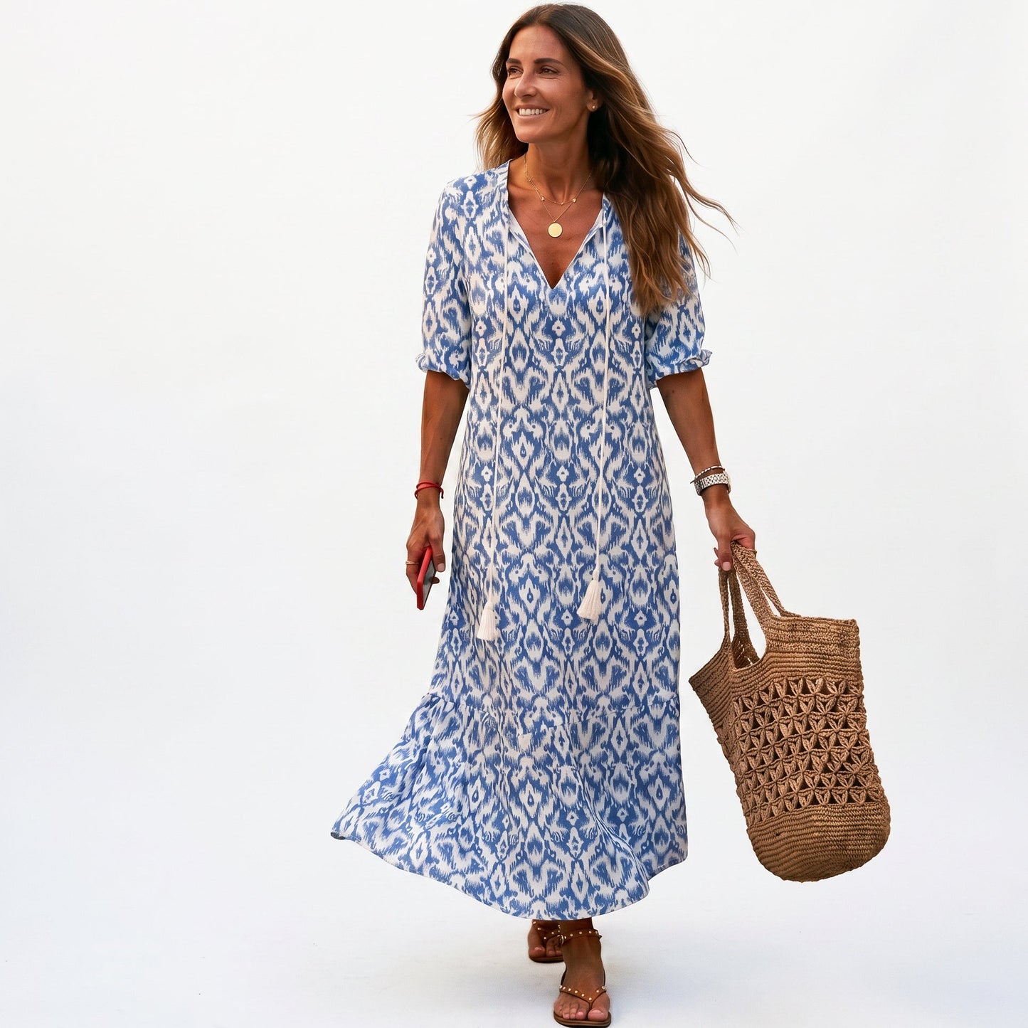 Boho Vintage Womens Summer Dress DONE