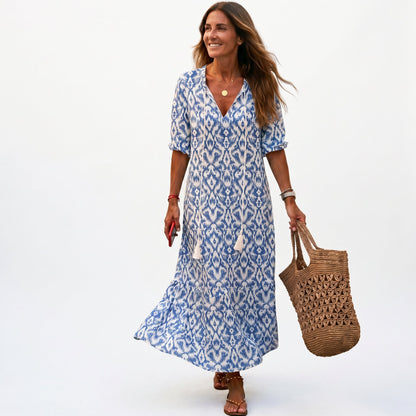 Boho Vintage Womens Summer Dress DONE