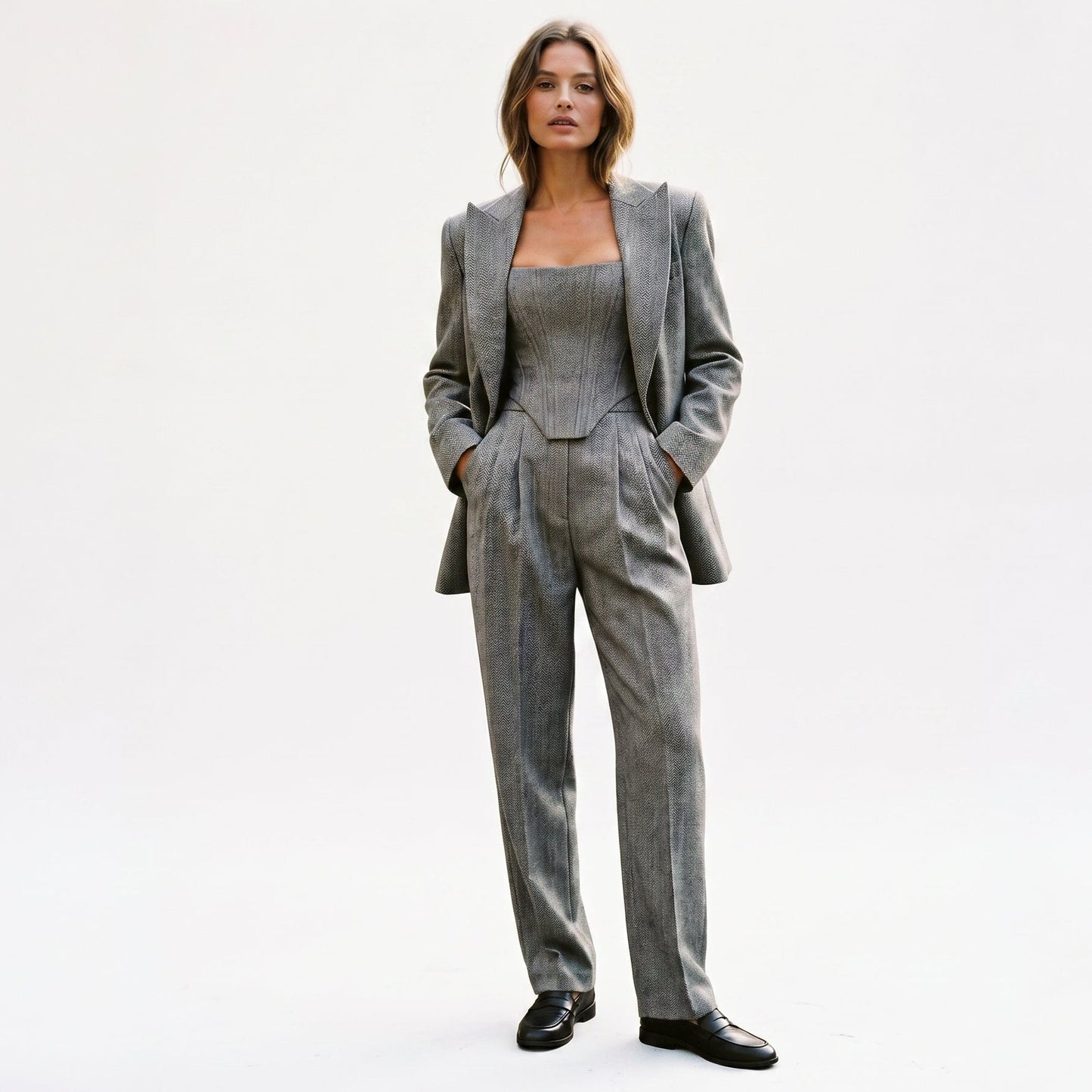 Calista - Elegant Women's Three-Piece Suit 0