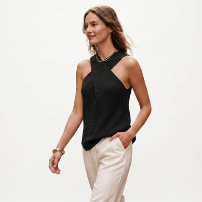 Camila - Chic White Halter Neck Tank Top for Women DONE 05-09-2026