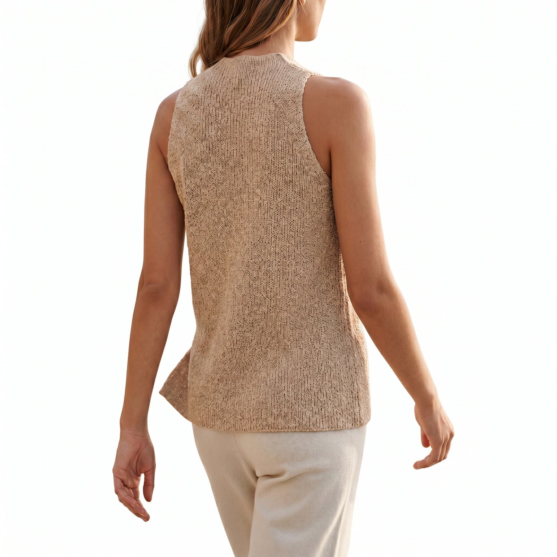 Camila - Chic White Halter Neck Tank Top for Women DONE 05-09-2026