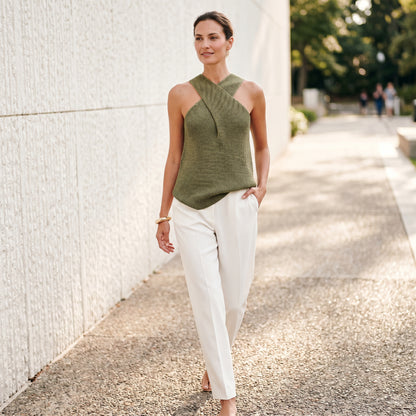 Camila - Chic White Halter Neck Tank Top for Women DONE 05-09-2026