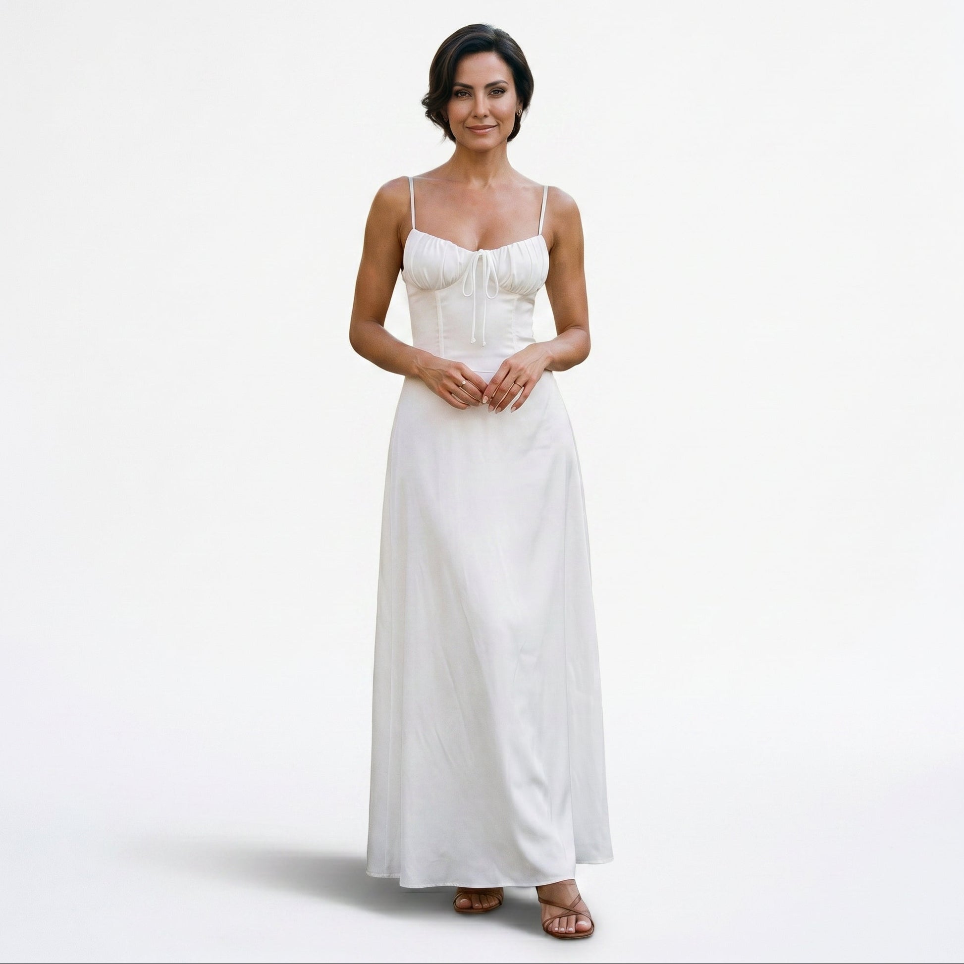 Camila - Elegant Maxi Dress for Women with Ruched Bodice DONE 05-23-2026