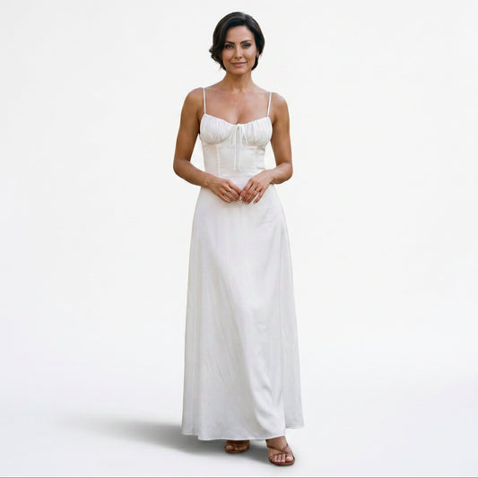 Camila - Elegant Maxi Dress for Women with Ruched Bodice DONE 05-23-2026