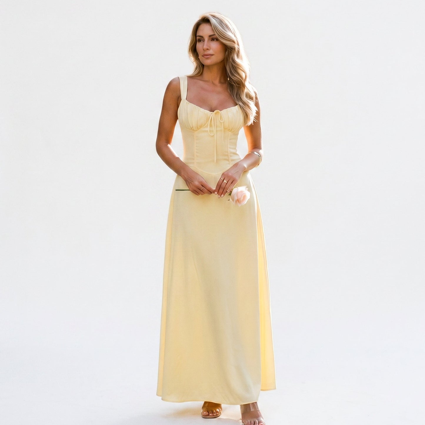 Camila - Elegant Maxi Dress for Women with Ruched Bodice DONE 05-23-2026