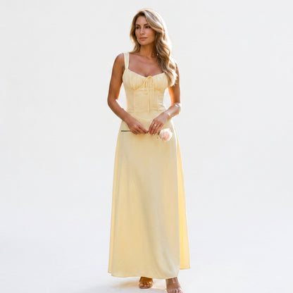Camila - Elegant Maxi Dress for Women with Ruched Bodice DONE 05-23-2026