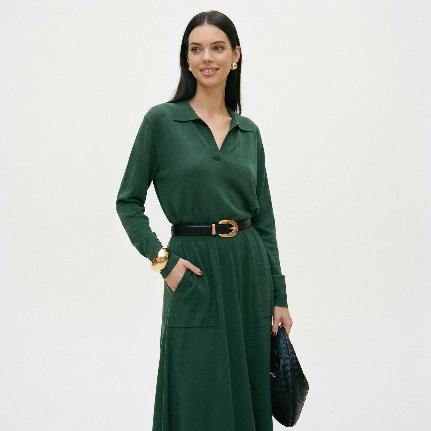 Casual Collared Mens Pullover Sweater for Everyday Comfort