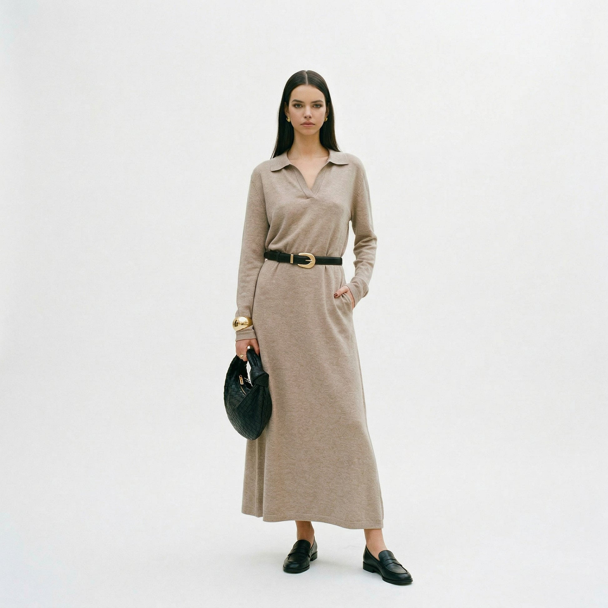 Casual Collared Mens Pullover Sweater for Everyday Comfort