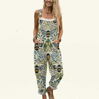 Casual Cotton Wide Leg Women's Jumpsuit