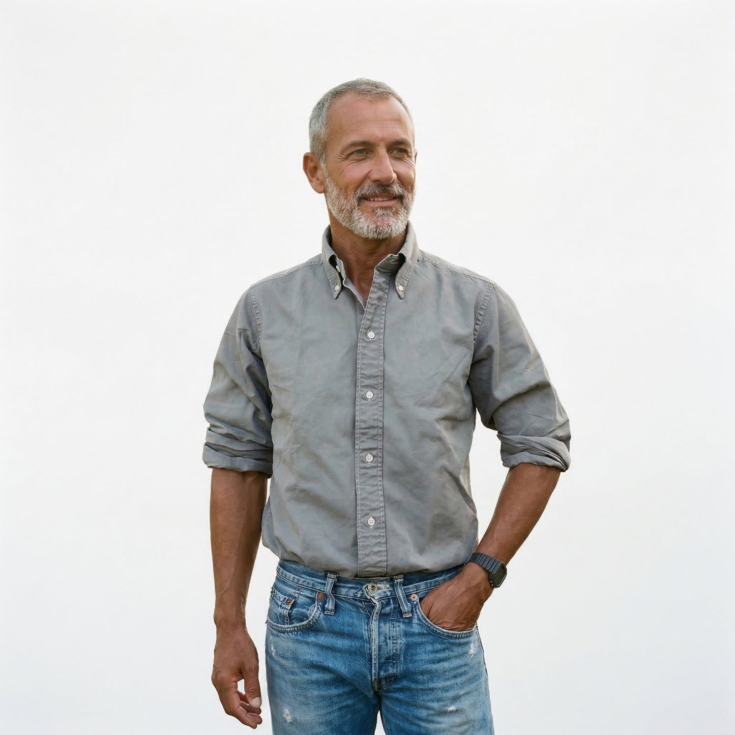 Casual Long Sleeve Men's Shirt