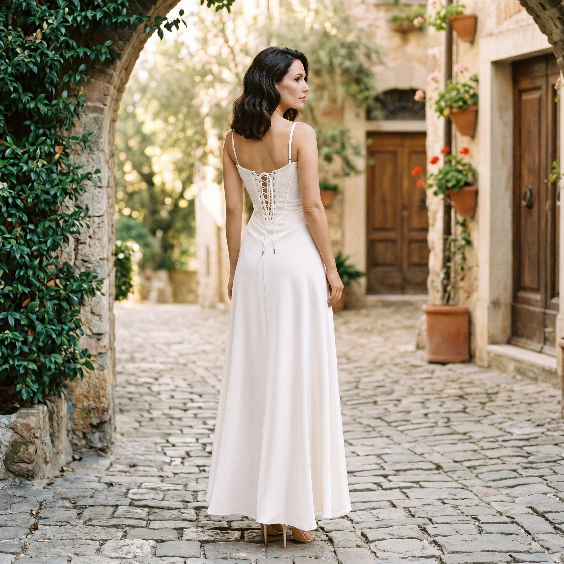 Cecily - Elegant White Maxi Dress for Women DONE 05-14-2026