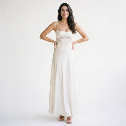 Cecily - Elegant White Maxi Dress for Women DONE 05-14-2026