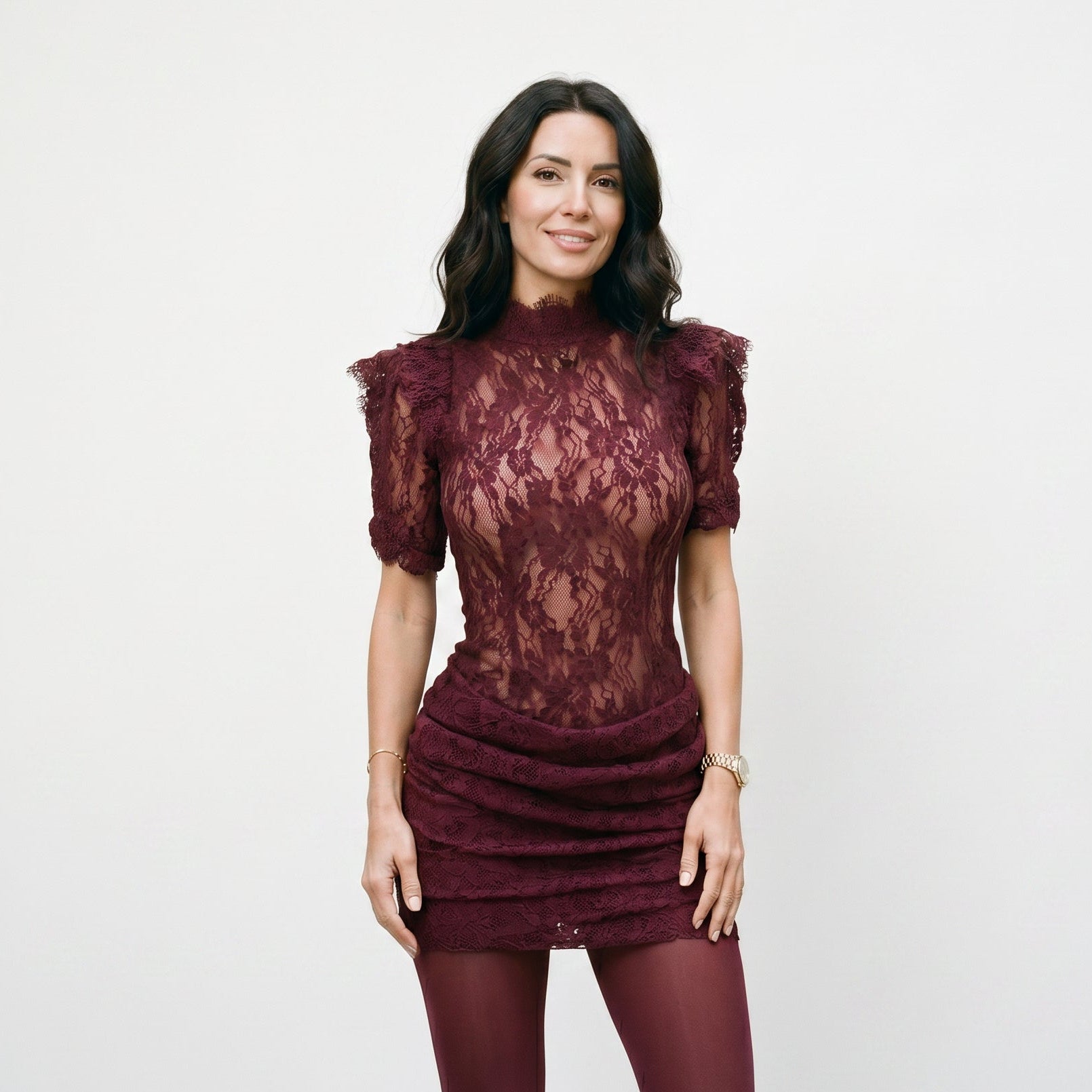 Celeste - Elegant Black Lace Bodycon Cocktail Dress DONE 05-15-2026