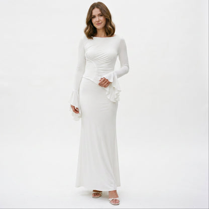 Ceres - Elegant Long Sleeve Maxi Dress for Women