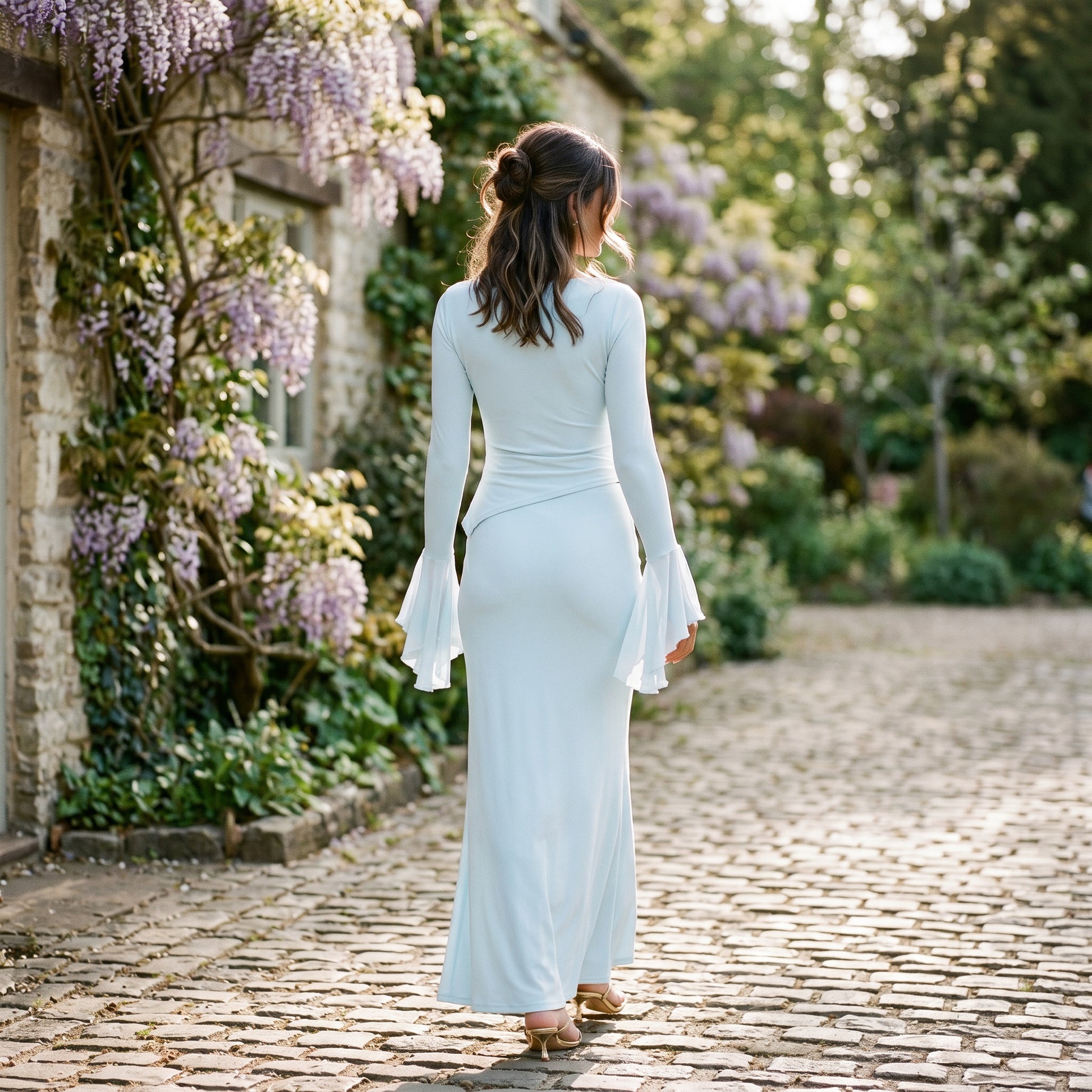 Ceres - Elegant Long Sleeve Maxi Dress for Women