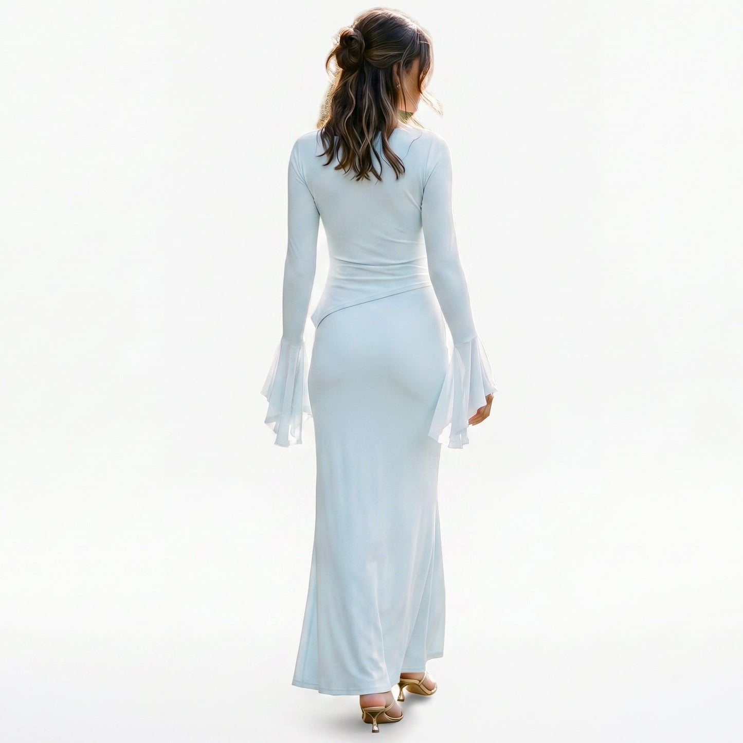 Ceres - Elegant Long Sleeve Maxi Dress for Women