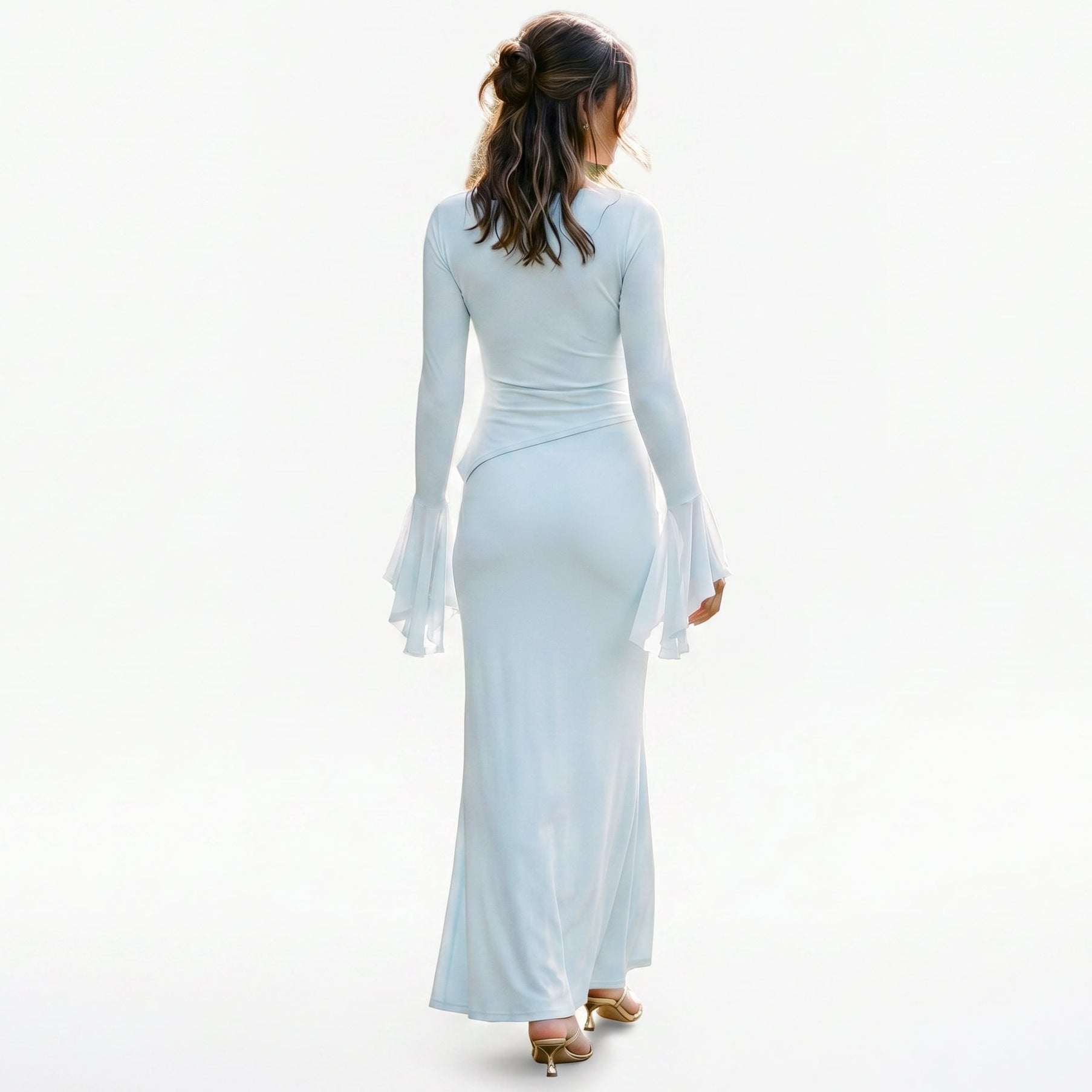 Ceres - Elegant Long Sleeve Maxi Dress for Women