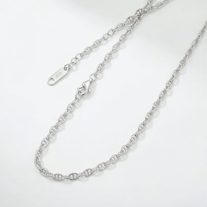 Chained – Minimalist Sterling Silver Necklace