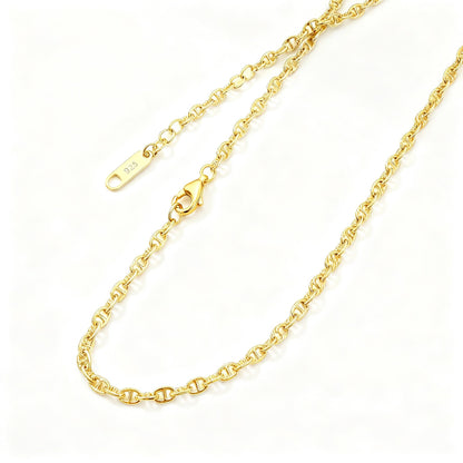 Chained – Minimalist Sterling Silver Necklace