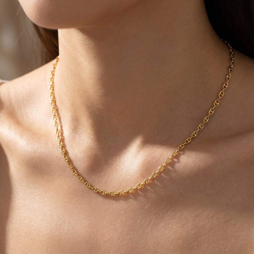 Chained – Minimalist Sterling Silver Necklace