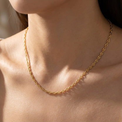 Chained – Minimalist Sterling Silver Necklace