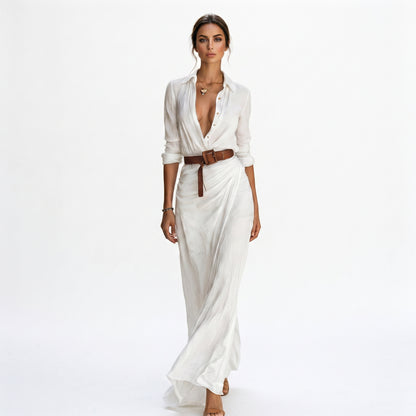 Charlotte - Elegant Long Sleeve Maxi Dress for Women DONE 06-20-2026