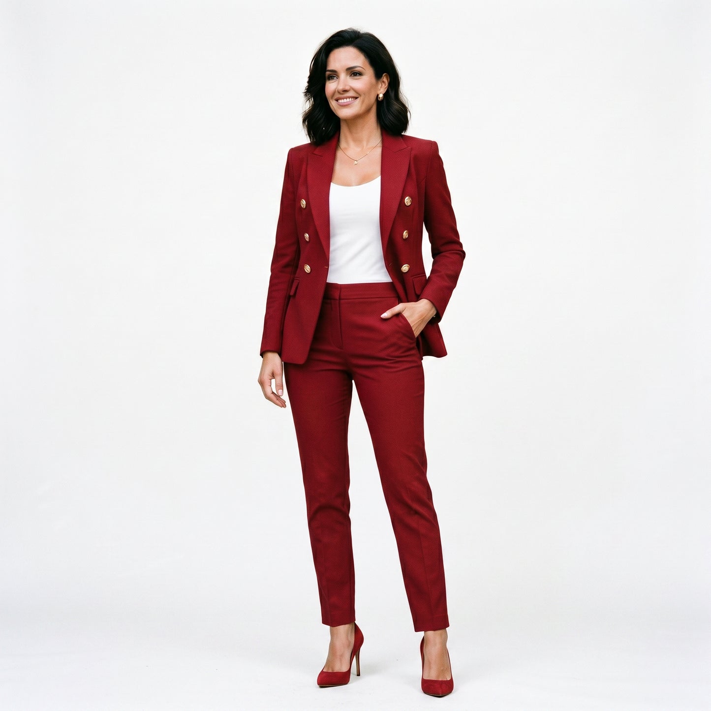 Charlotte - Elegant Women's Suit with Blazer and Trousers Set DONE 05-29-2026