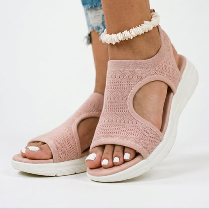 Cherise - Stylish Black Wedge Sandals for Women DONE 05-13-2026
